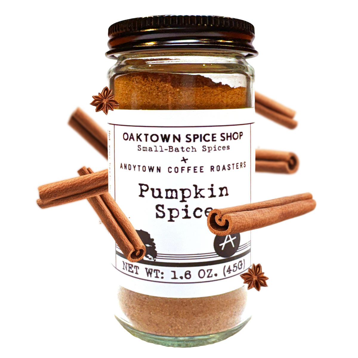 Andytown Pumpkin Spice Jar (2 oz) – Andytown Coffee Roasters