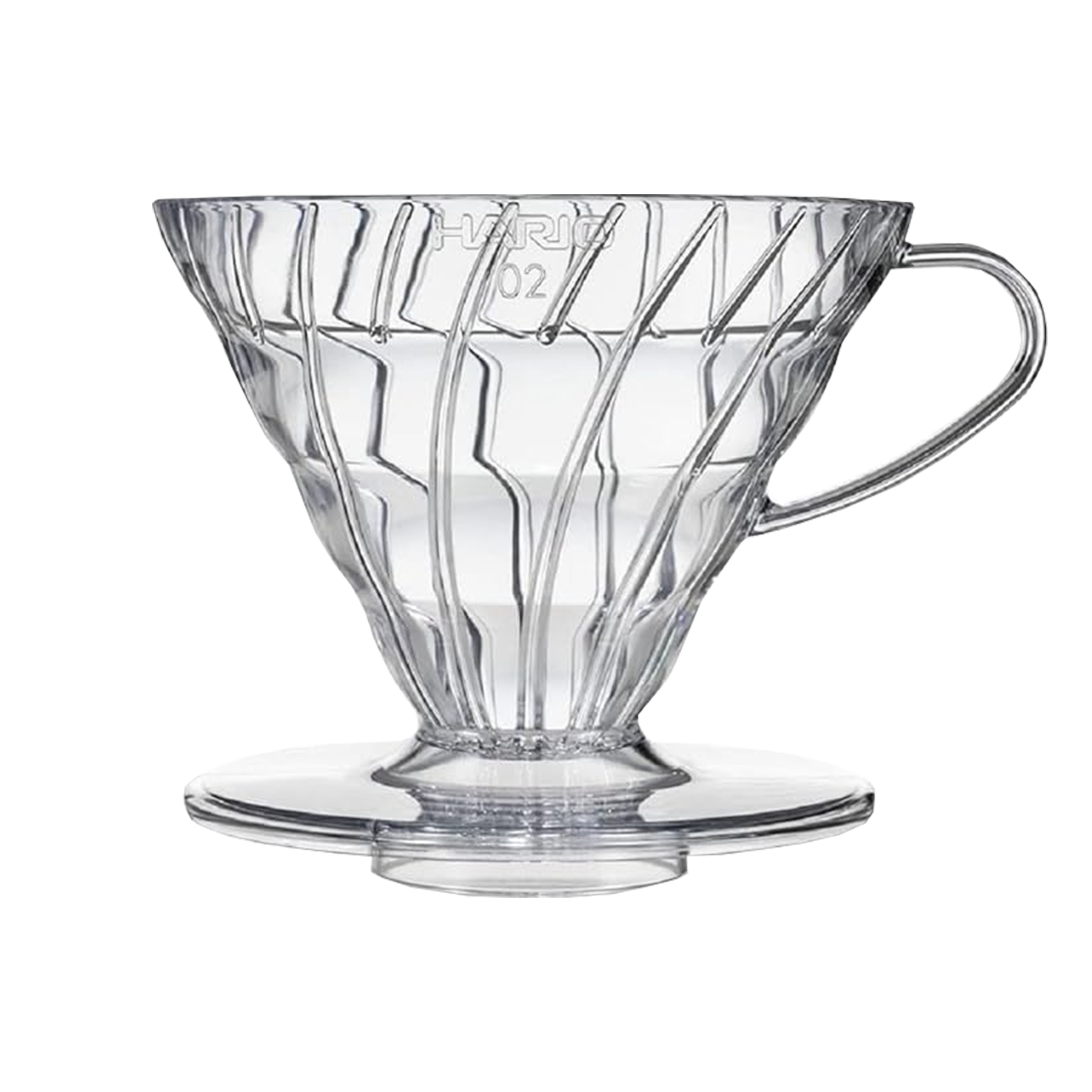 Hario V60 Plastic Coffee Dripper, Size 02, Clear