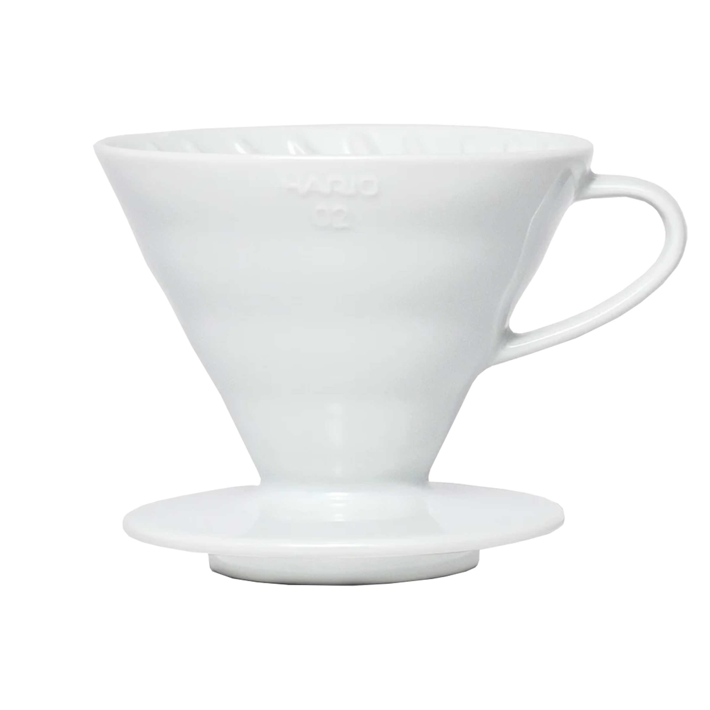 V60 Ceramic Coffee Dripper 02 Classic in White