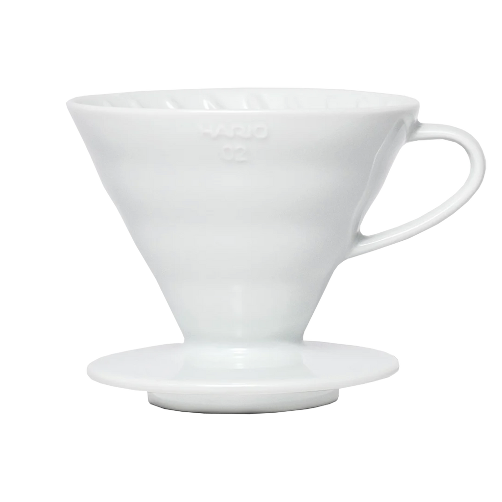 V60 Ceramic Coffee Dripper 02 Classic in White – Andytown Coffee