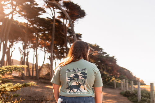 Fogtown Coyote Tee in Sage
