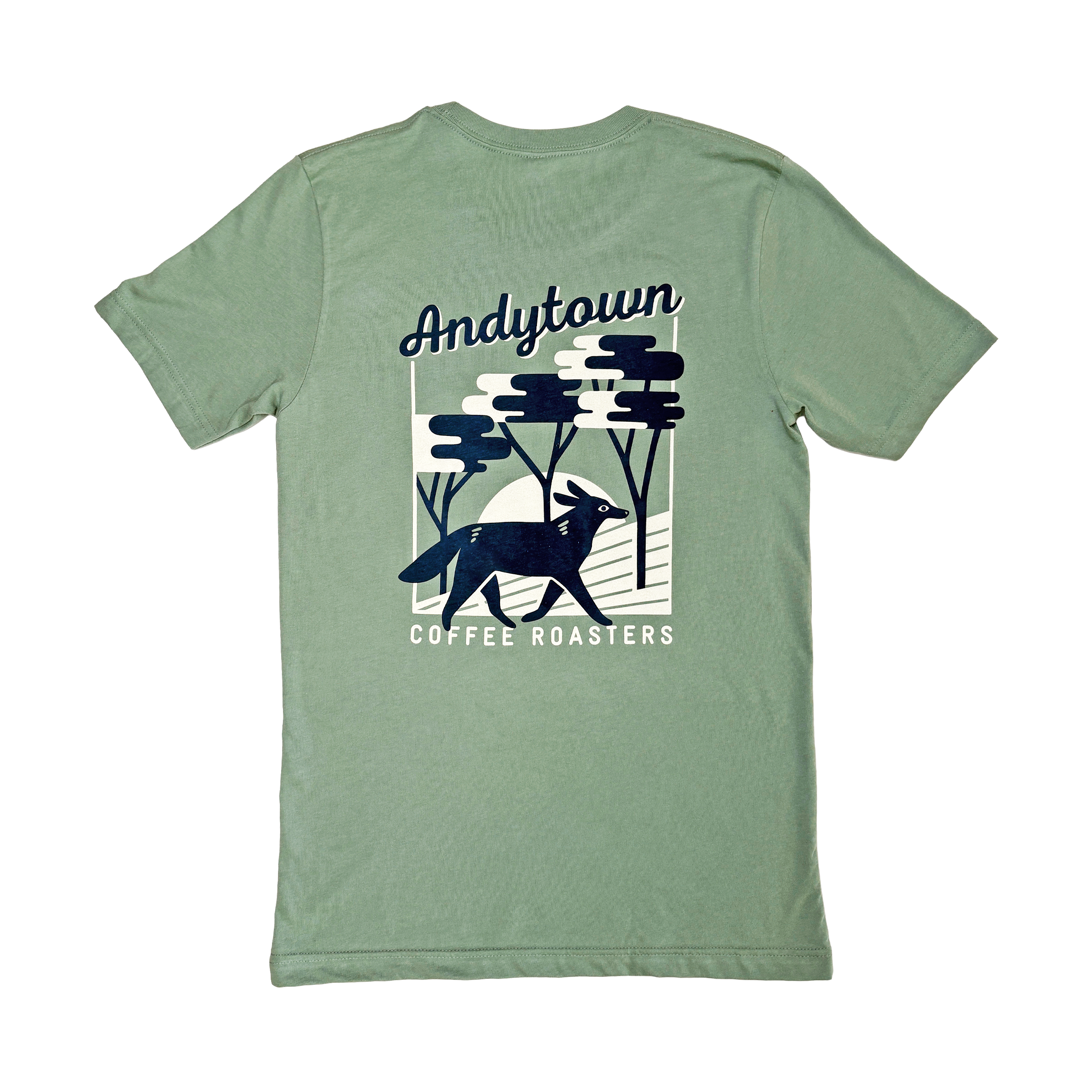 Fogtown Coyote Tee in Sage