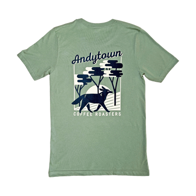 Fogtown Coyote Tee in Sage