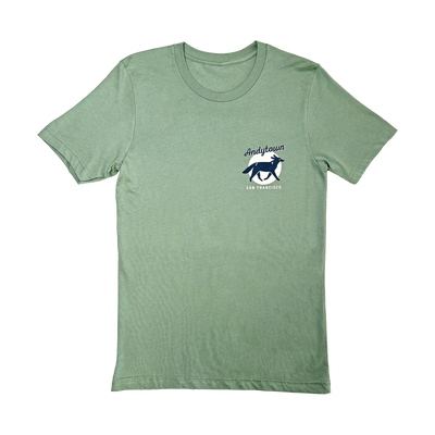 Fogtown Coyote Tee in Sage