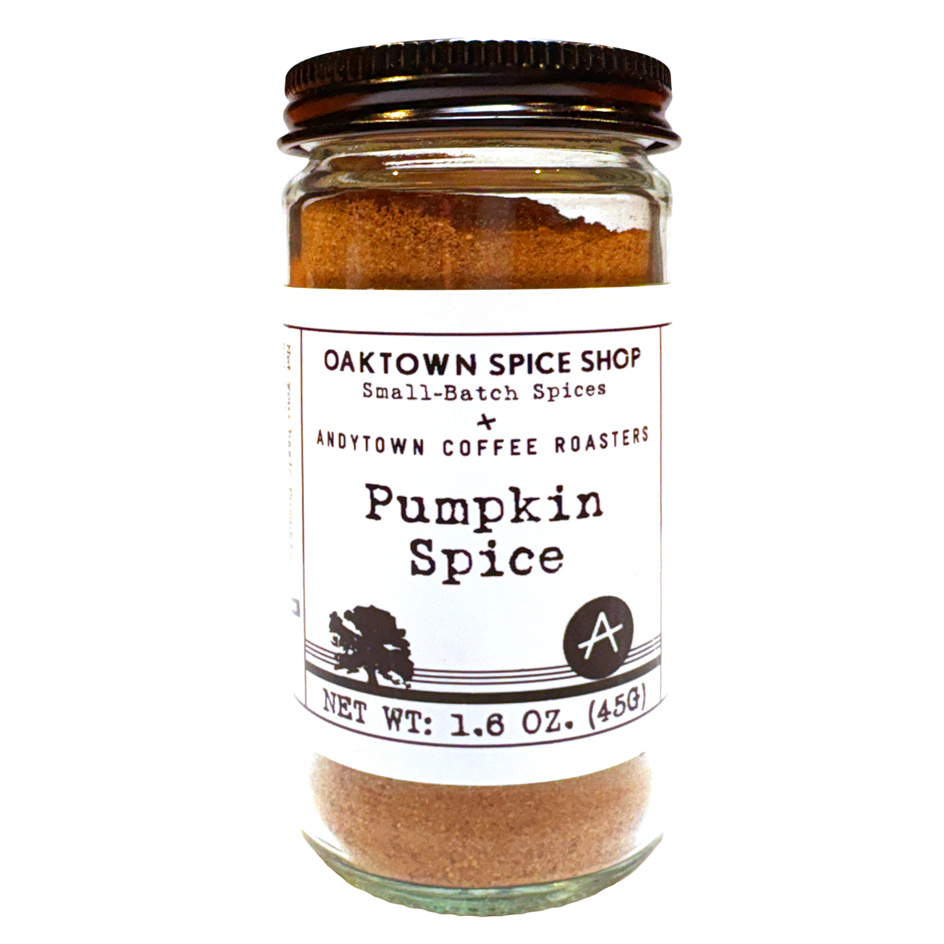 Andytown Pumpkin Spice Jar (2 oz) – Andytown Coffee Roasters